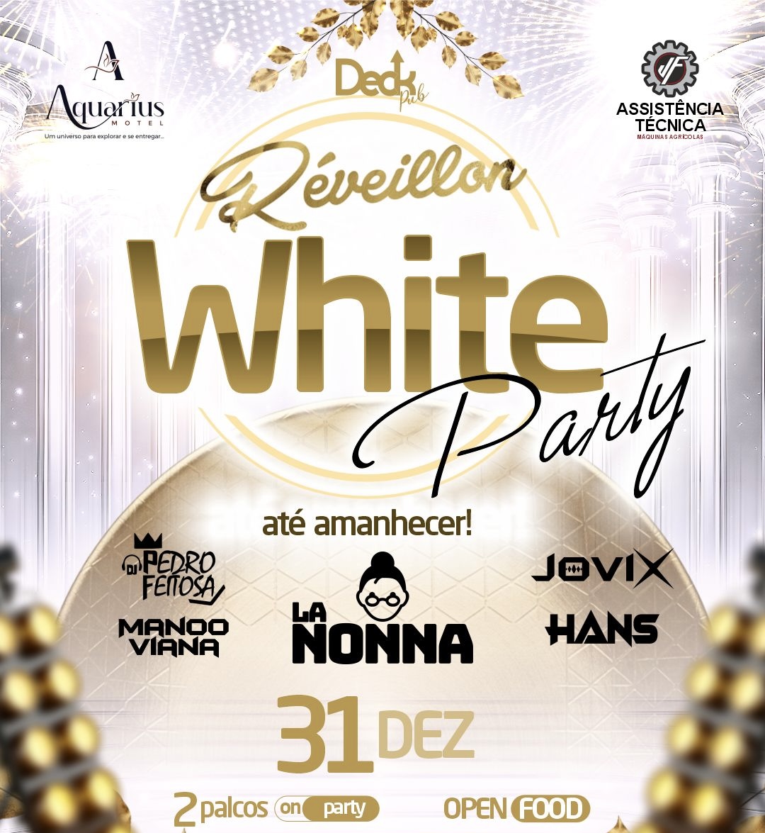 REVEILLON WHITE PARTY - DECK PUB